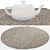 Deluxe Round Rugs Set - 6-Piece Collection 3D model small image 4