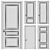 Modern Door Collection: Stylish & Versatile 3D model small image 2