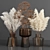 Elegant Dried Pampas Bouquet 3D model small image 1
