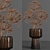 Elegant Dried Pampas Bouquet 3D model small image 3