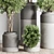 Concrete Vase Pot Collection: 61 Indoor & Outdoor Plants 3D model small image 4