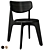 Natural Slab Chair: Minimalistic Elegance 3D model small image 2