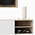 Sleek TV Wall Set 3D model small image 3