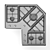 Foster Angolare Gas Cooktop 7038 052 3D model small image 5