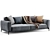 Sleek Modern Russo Sofa 3D model small image 3