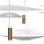 Elegant Gold & Black Pendant Light 3D model small image 3