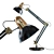 Sleek Metal Desk Lamp 3D model small image 2