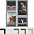 Modern Abstract Picture Frame Set 3D model small image 1