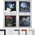 Modern Classic Picture Frame Set 3D model small image 1