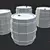 Minimalist Poly Barrel 3D model small image 2