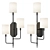 Elegant Currey & Co Wall Sconce 3D model small image 1