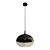 Sleek Metallic Pendant Lamp 3D model small image 1