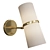 Conifer Short Wall Sconce: Sleek and Stylish Illumination 3D model small image 1