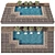 Stunning Pool Design with Caustics 3D model small image 2