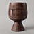 African Clay and Wood Vases 3D model small image 10