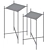 Modern Dagnen Side Table Set - La Forma 3D model small image 3