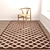 Versatile Set of 8 Rugs 3D model small image 5