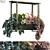 Modern Metal Indoor Plant Box Set 3D model small image 1