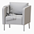 EKERÖ Armchair: Stylish and Versatile Furniture 3D model small image 6