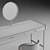 Modern Vanity Table with Dual Models 3D model small image 5