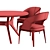 Pace Loom Chair & ROLF BENZ 965 Table Set 3D model small image 7