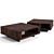 Elegant Minotti Roger Coffee Tables 3D model small image 4