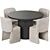 Modern Evie Dining Table | Sleek Design 3D model small image 4