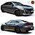 Sleek and Sophisticated Peugeot 508 3D model small image 1