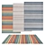 Versatile Rug Set: 6 Different Styles 3D model small image 1