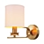 Elegant Venustus Wall Lamp 3D model small image 1