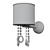 Ventus Wall Lamp - Sleek Lighting Solution 3D model small image 2