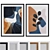 Modern Abstract Picture Frame Set 3D model small image 1