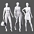 Fashionista Collection: Trendy 2018 Clothing Set 3D model small image 5