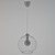 Modern Black Pendant Lamp 3D model small image 5