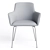 Sleek City Office Chair 3D model small image 2