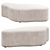 Huniford Clarkson Ottoman: Luxurious Design Must-Have 3D model small image 2