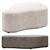 Huniford Clarkson Ottoman: Luxurious Design Must-Have 3D model small image 5