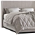 Luxury King Size Bed with TurboSmooth 3D model small image 2