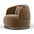 Modern Orbit Armchair: Sleek Design & Comfort 3D model small image 4