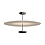 Sleek LED Metal Ceiling Lamp 3D model small image 1