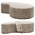 Clarkson Ottoman in Huniford's Signature Design 3D model small image 5