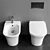 Antonio Lupi Cabo Collection: Ceramic WC & Bidet 3D model small image 3