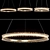 Thera's 4-Ring Crystal Chandeliers 3D model small image 3