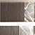 Decorative Wood and Marble Wall Panel Set 3D model small image 5