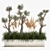 Exotic Plant Collection: Decorate Your Space with Stylish Concrete Pots 3D model small image 5