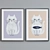 Modern Cat Picture Frame Set 3D model small image 3