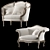 Roberto Giovannini and Eloquence Armchair: Timeless Elegance 3D model small image 7