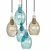 Elegant Glass Pendant Lamp 3D model small image 1