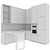  Modern51 Kitchen: Customizable, Stylish & Efficient 3D model small image 6