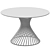 Elegant Tornado White Table 3D model small image 2